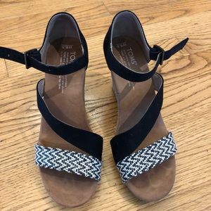 Toms Shoes - Toms size 6.5 wedge sandals Toms Shoes - Toms size 6.5 wedge sandals